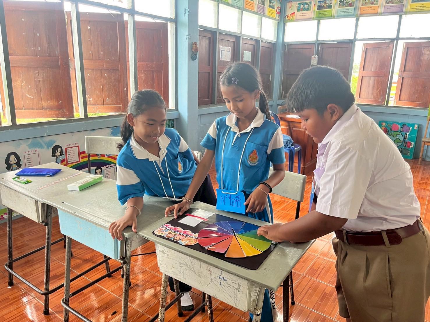 40. ค่ายศิลปะบูรณาการกับสาระการเรียนรู้สำหรับนักเรียนระดับประถมศึกษา ณ โรงเรียนบ้านโนนม่วง